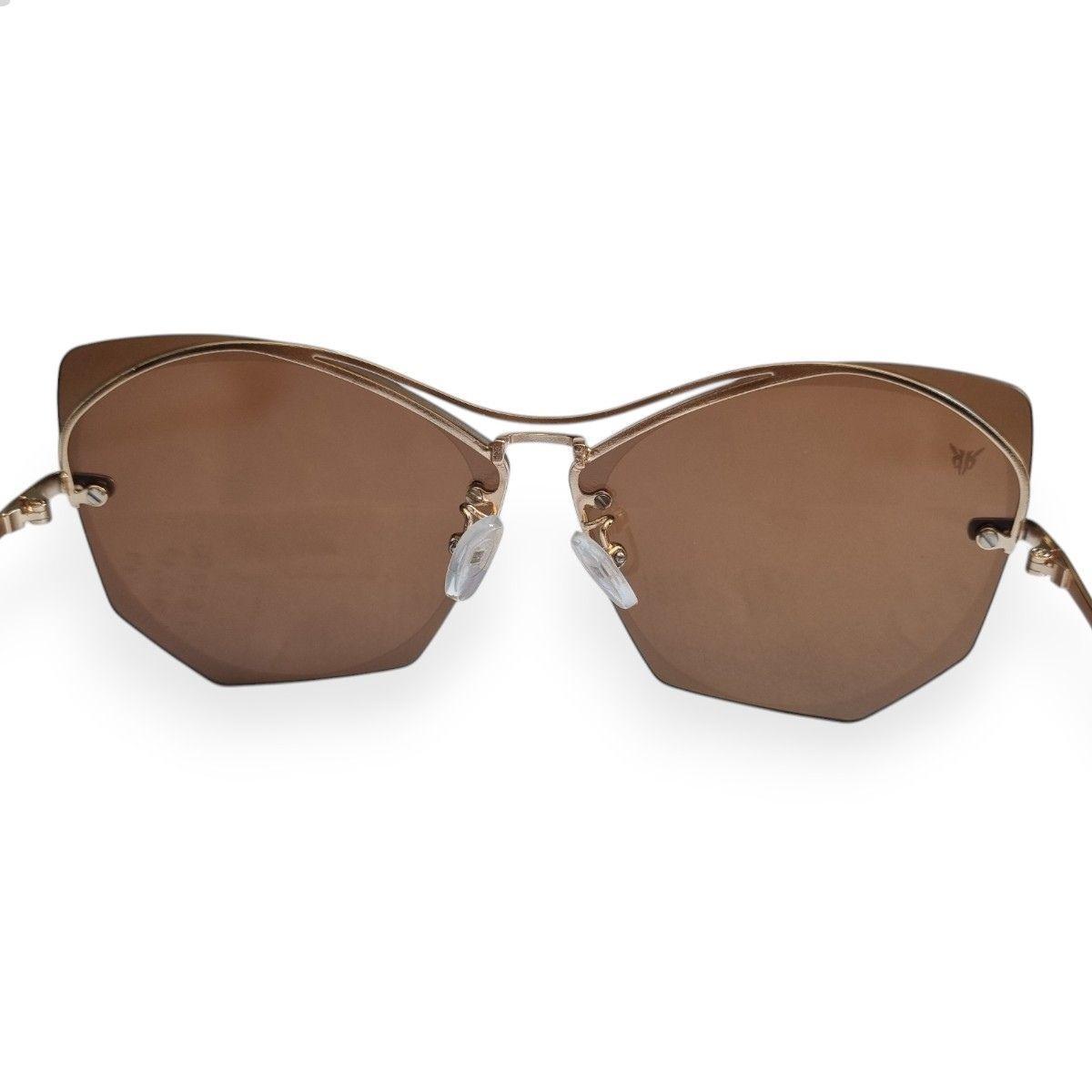 Miniatura Óculos De Sol Feminino Kallblack Moda Verão Estilo Moderno