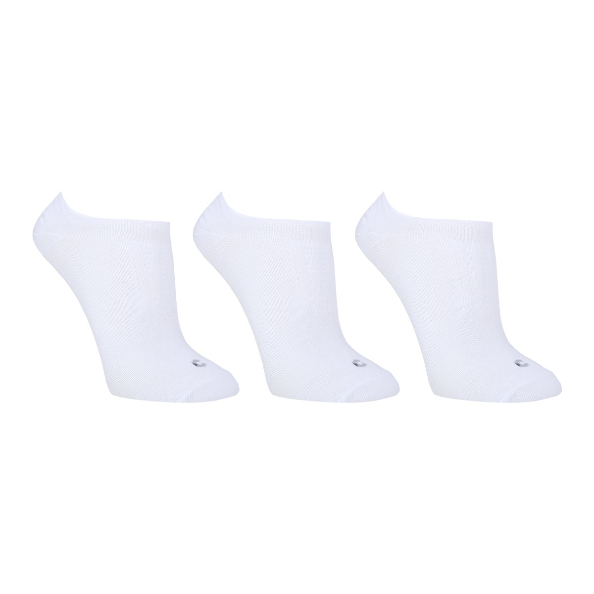 Miniatura Kit Meia Infantil Cia da Meia Invisível 3 Pares Branco - 34/38