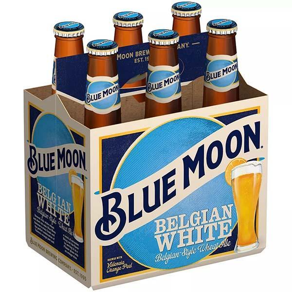 Miniatura Kit 6 Cerveja Blue Moon Belgian White 355Ml