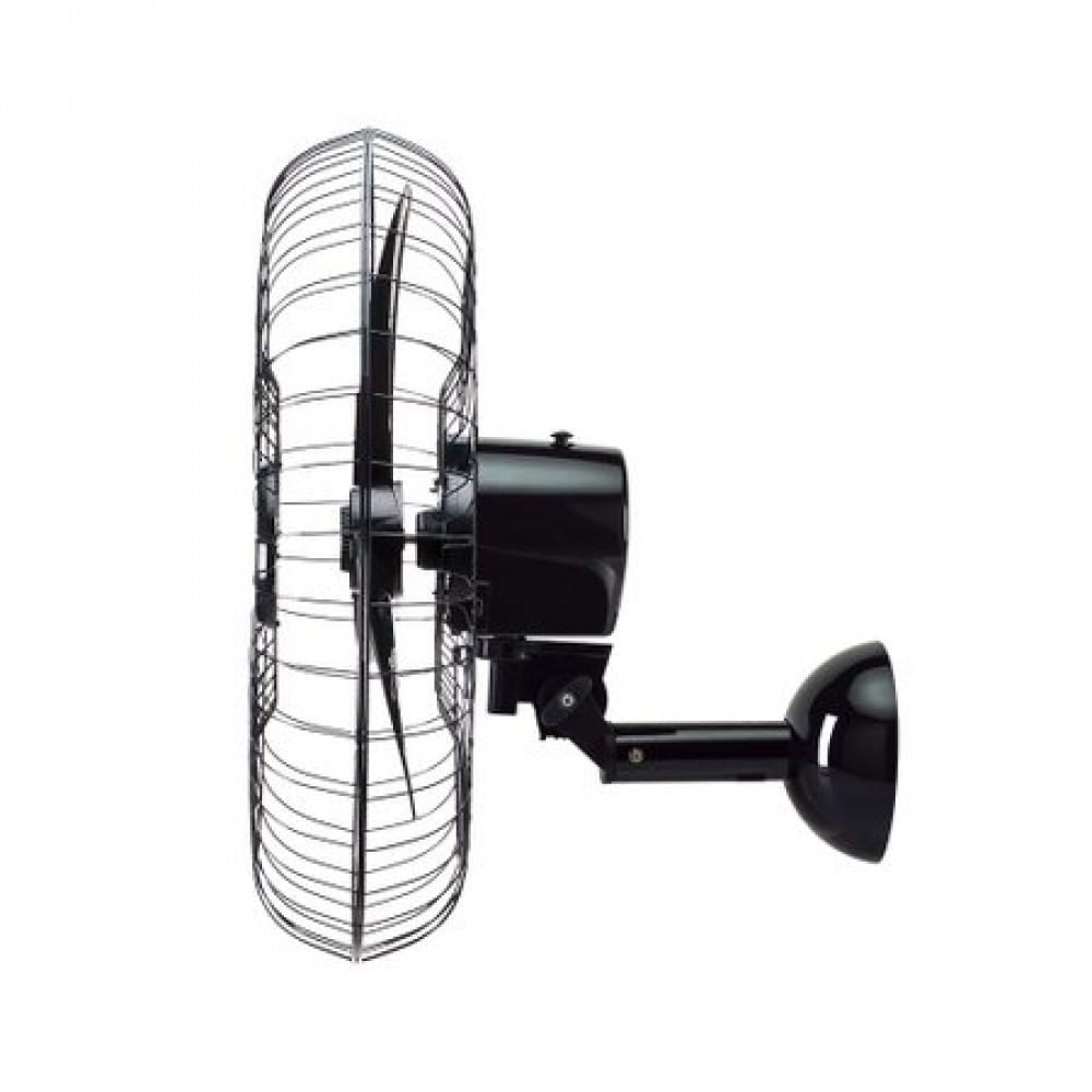 Miniatura Ventilador de Parede Oscilante 60 cm Ventisol Preto - Bivolt