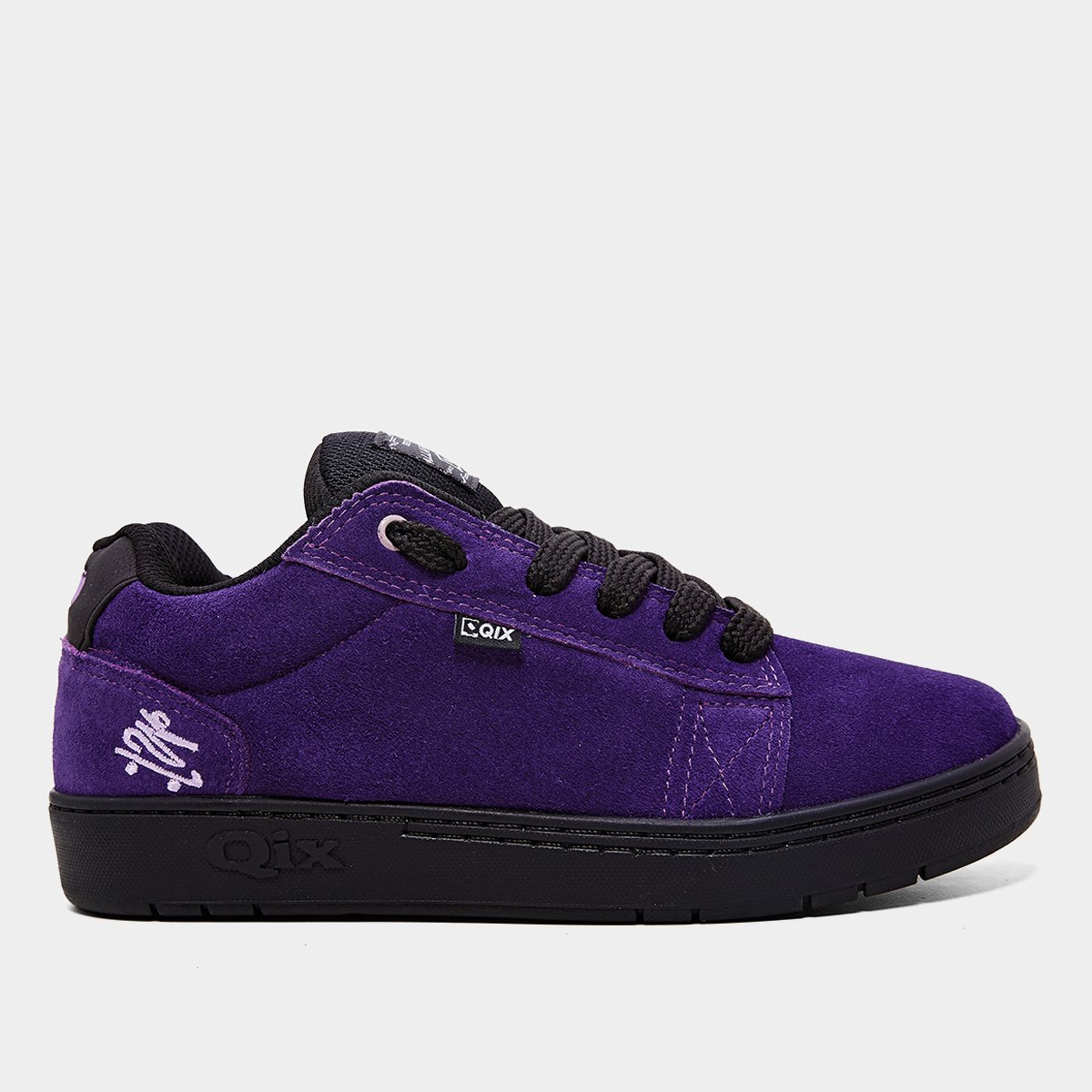 Miniatura Tênis Qix Allan Mesquita Roxo+Preto - 35