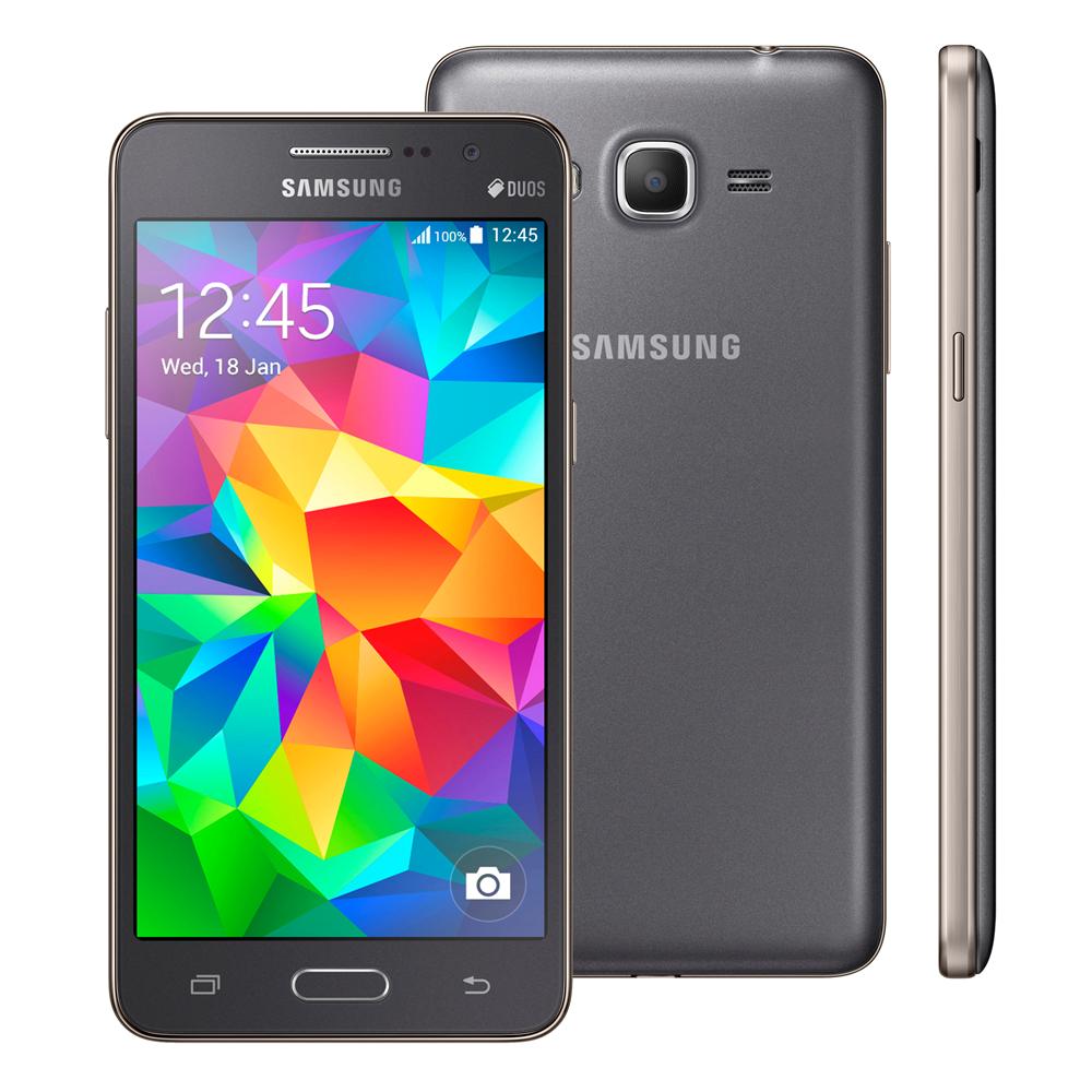Miniatura Samsung Galaxy Gran Prime Duos Cinza Dual Chip Android 4.4 Tela Homologação: 79902113999