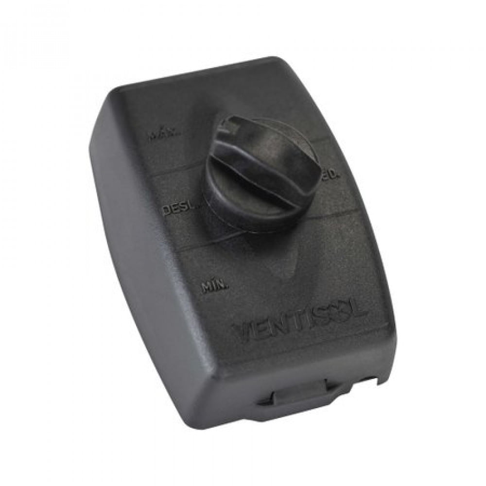 Miniatura Ventilador de Parede Oscilante 60 cm Ventisol Preto - Bivolt