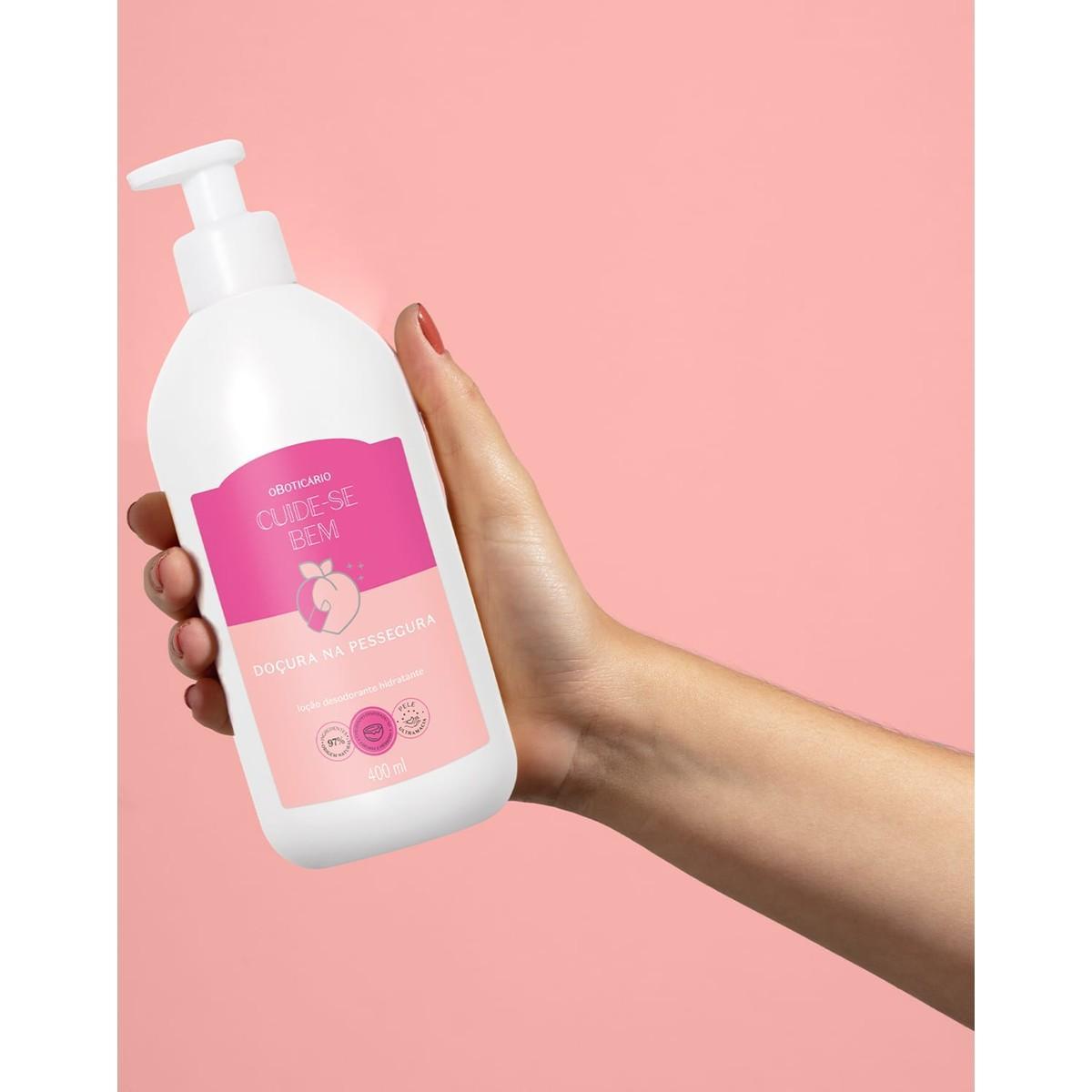 Miniatura Hidratante Corporal Cuide-Se Bem Doçura Na Pessegura 400Ml O
