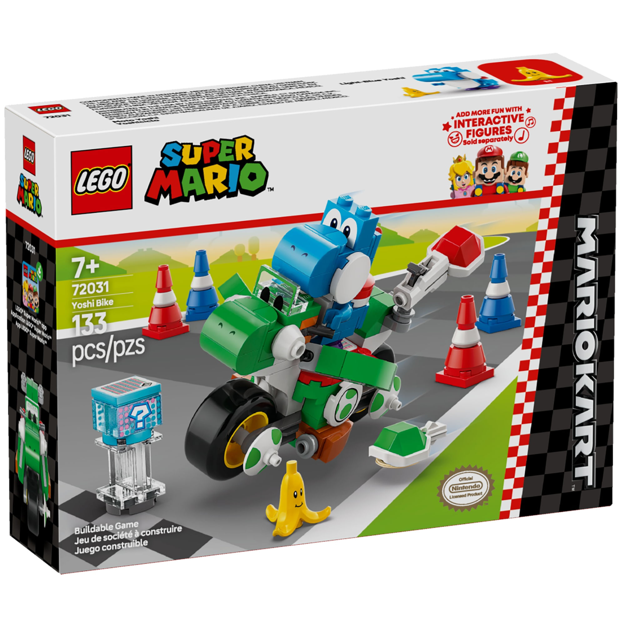 Miniatura LEGO Super Mario - Mario Kart™ – Moto Yoshi