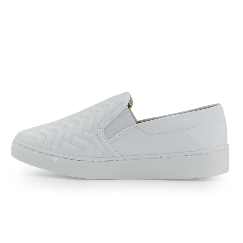 Miniatura Tênis Vizzano Slip On Elástico Branco / Branco - 34