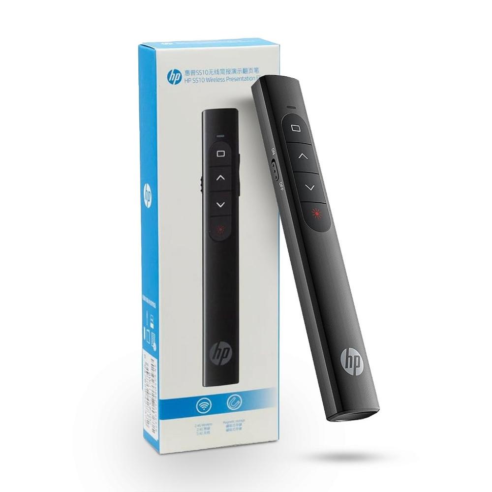 Miniatura Controle Sem Fio Apresentador de Slides Caneta Laser Pointer, Recarregável com Alcance até 100m - HP