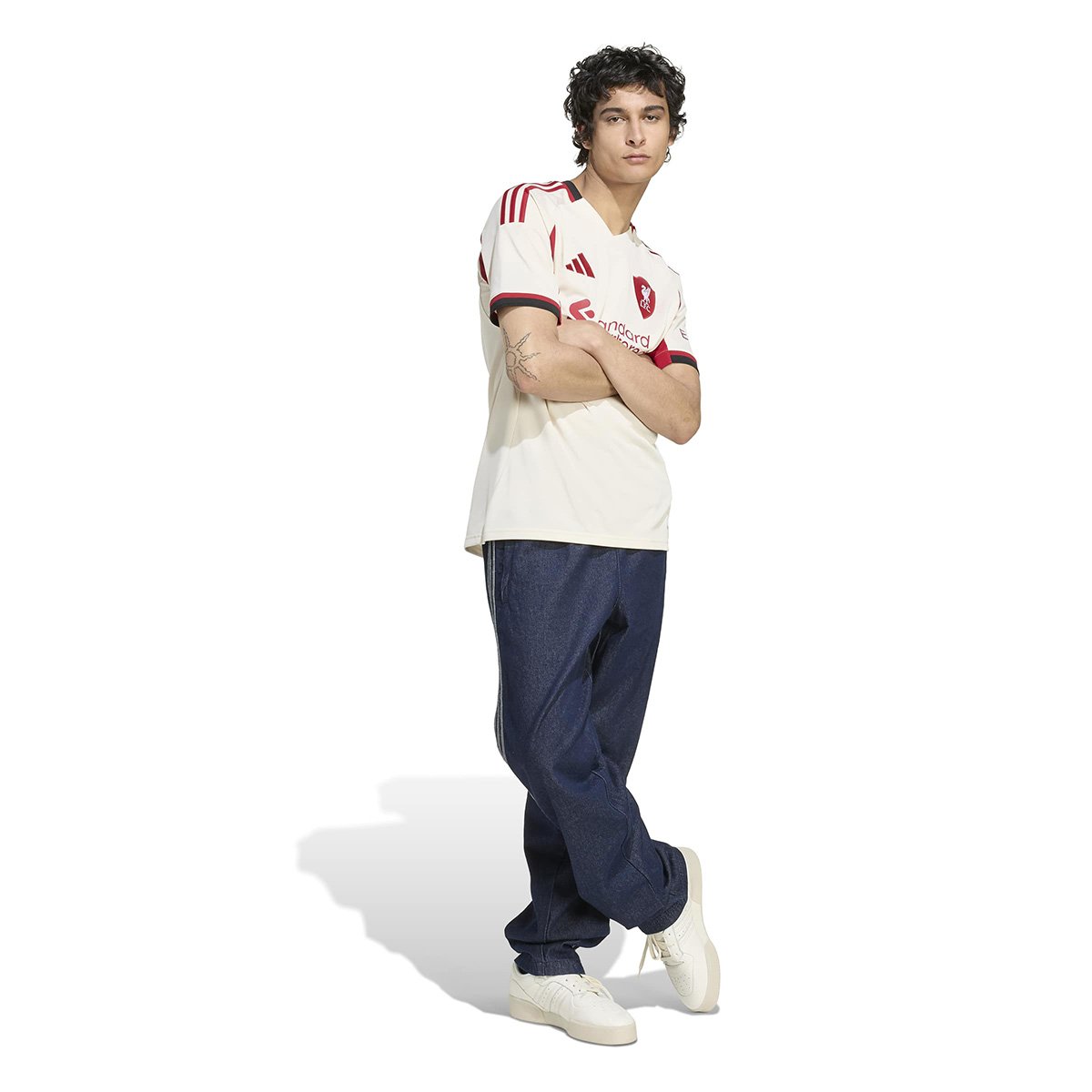 Camisa Liverpool Away 25/26 s/n Torcedor Adidas Masculina Branco - G