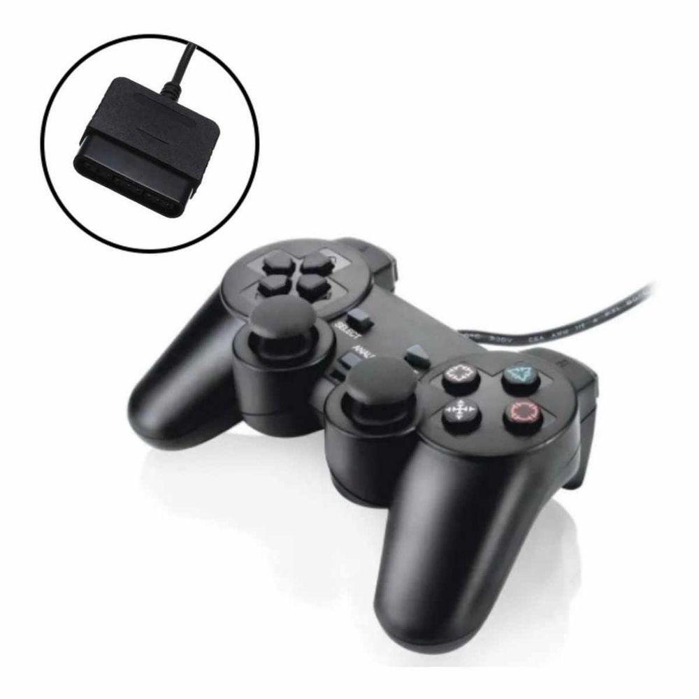 Miniatura Controle Para Playstation 2 PS2 Dualshock Fio Analógico