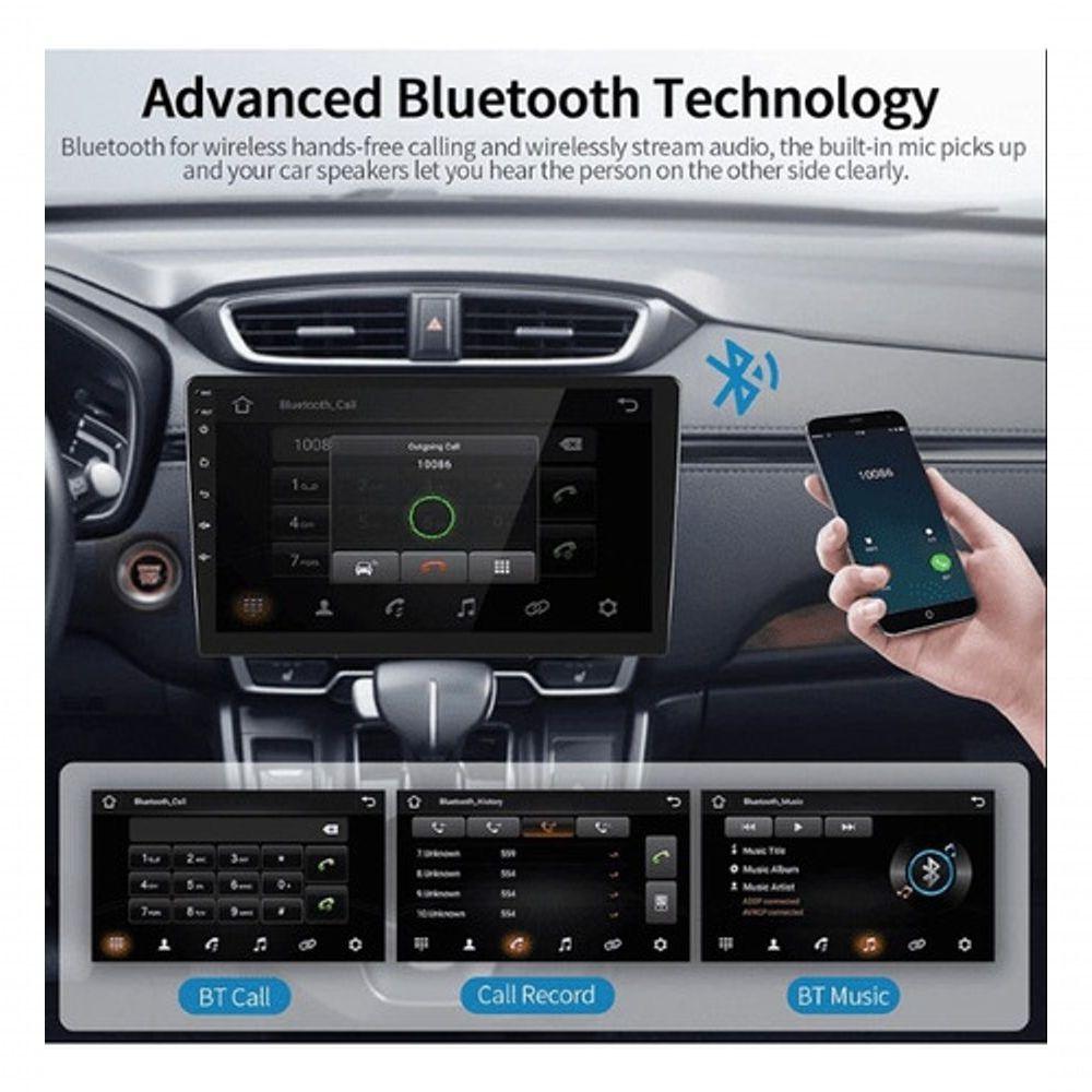 Miniatura Radio Tela Lcd Multimídia Display 9 Polegadas Touch Screen