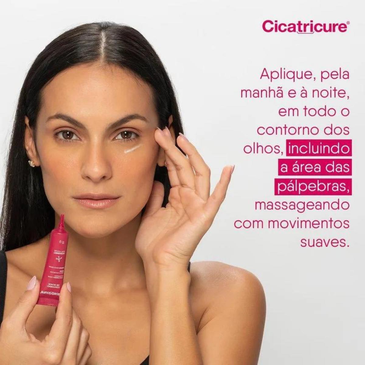 Kit Cicatricure Contorno Olhos Porcelana Antirrugas Antissin