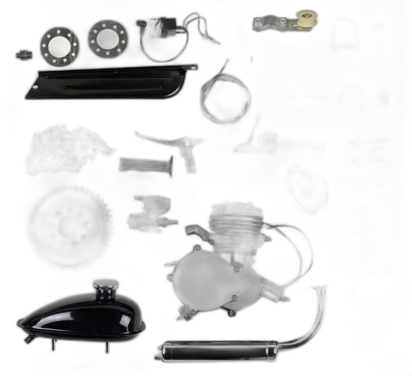 Miniatura Super Kit Motor 80Cc Bike Bicicleta Motorizada 2 Tempos 2T