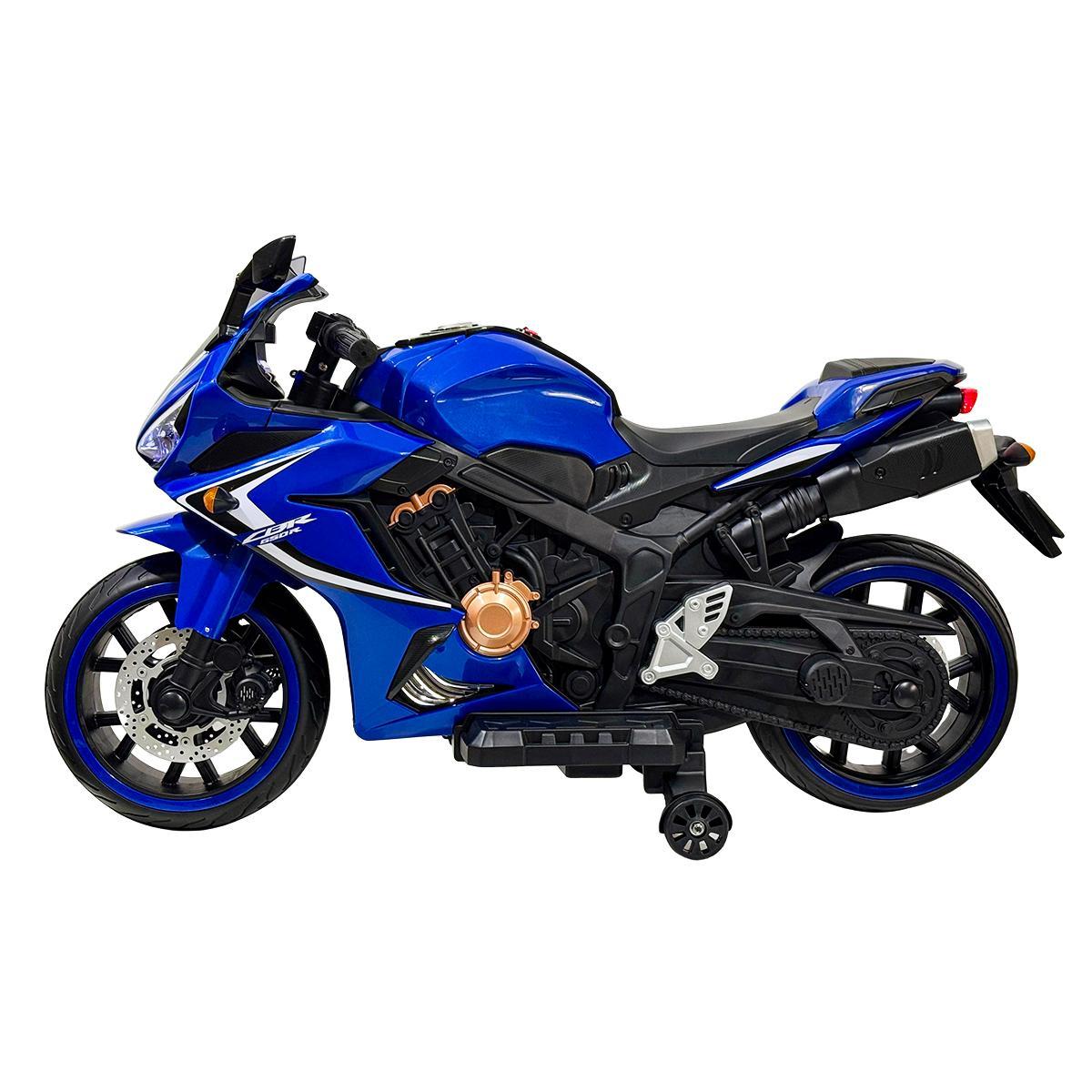 Miniatura Moto Elétrica Infantil Br 650 12V Azul