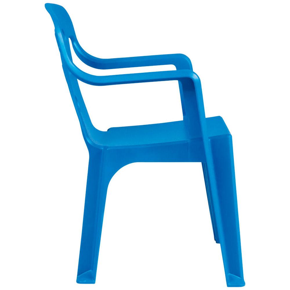 Miniatura Cadeira Infantil de Plástico Mor, Azul