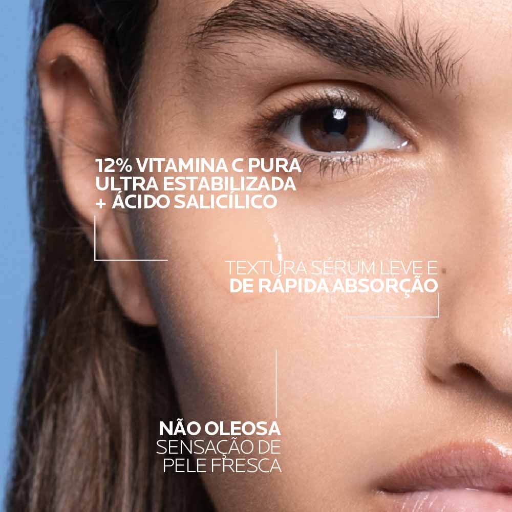 Sérum Antirrugas La Roche-Posay - Pure Vitamin C12 Oil Control 15ml