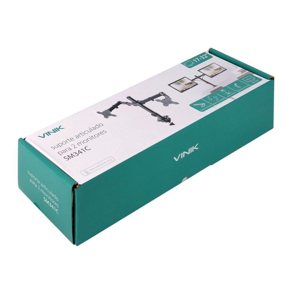 Miniatura Suporte Articulado Para 2 Monitores 13''-32'' Vesa 100x100 - Sm341c