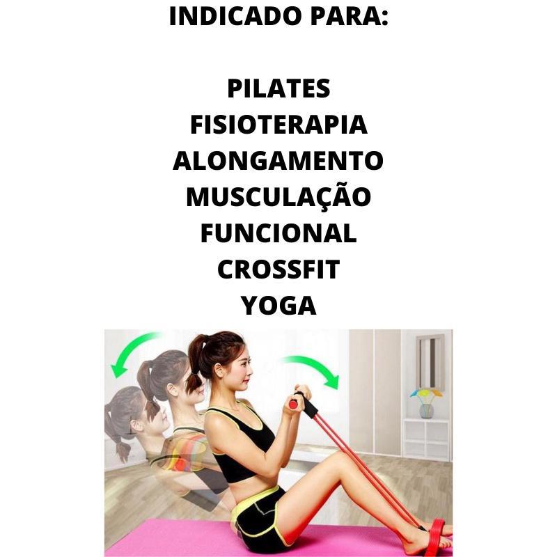 Miniatura Extensor Elástico Para Exercícios Em Casa Treino Funcional