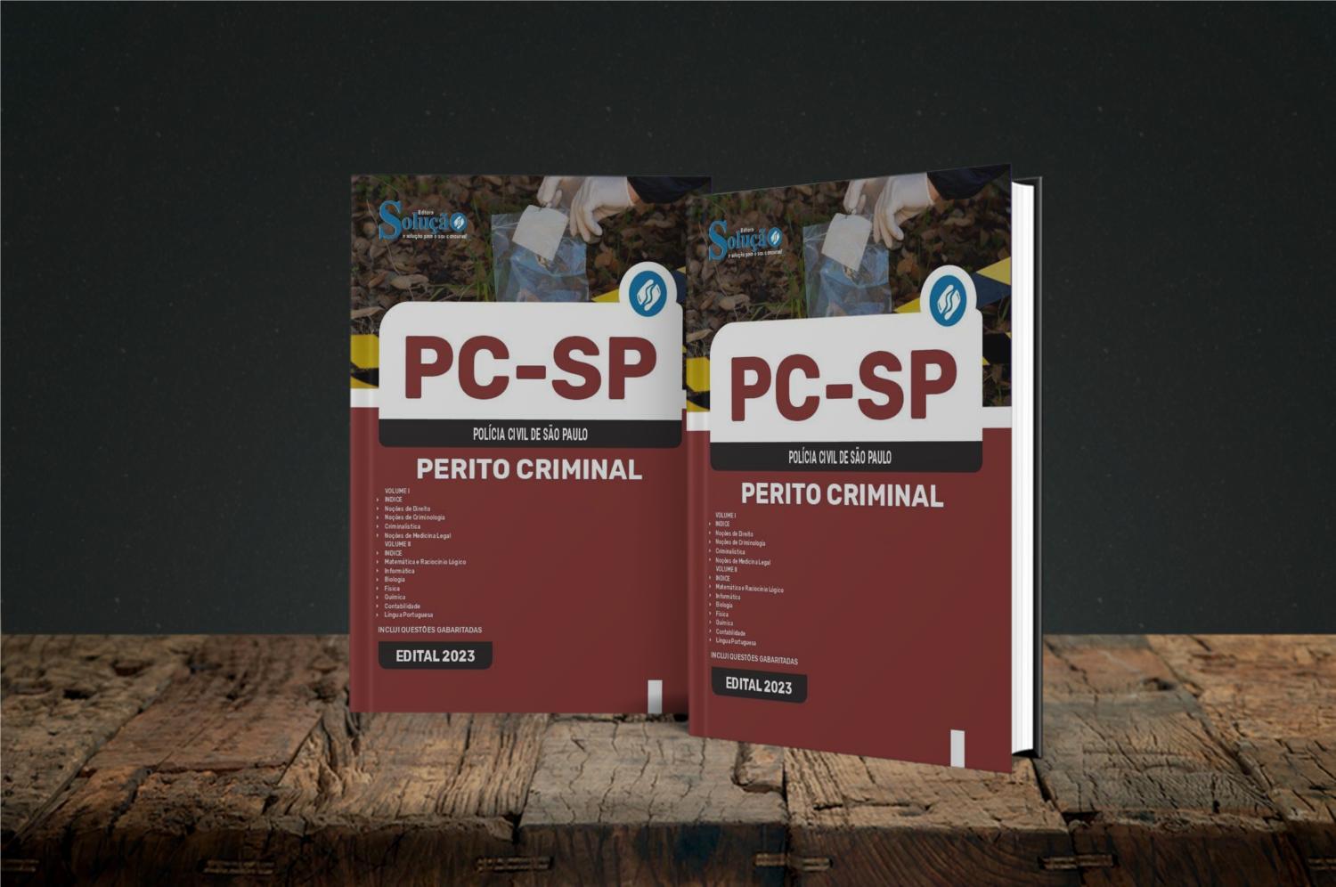Miniatura Apostila Pc Sp 2024 - Perito Criminal