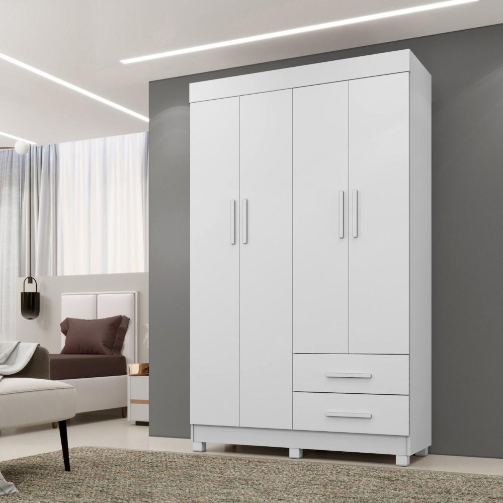 Miniatura Guarda-roupa Copacabana New 4 Portas Branco