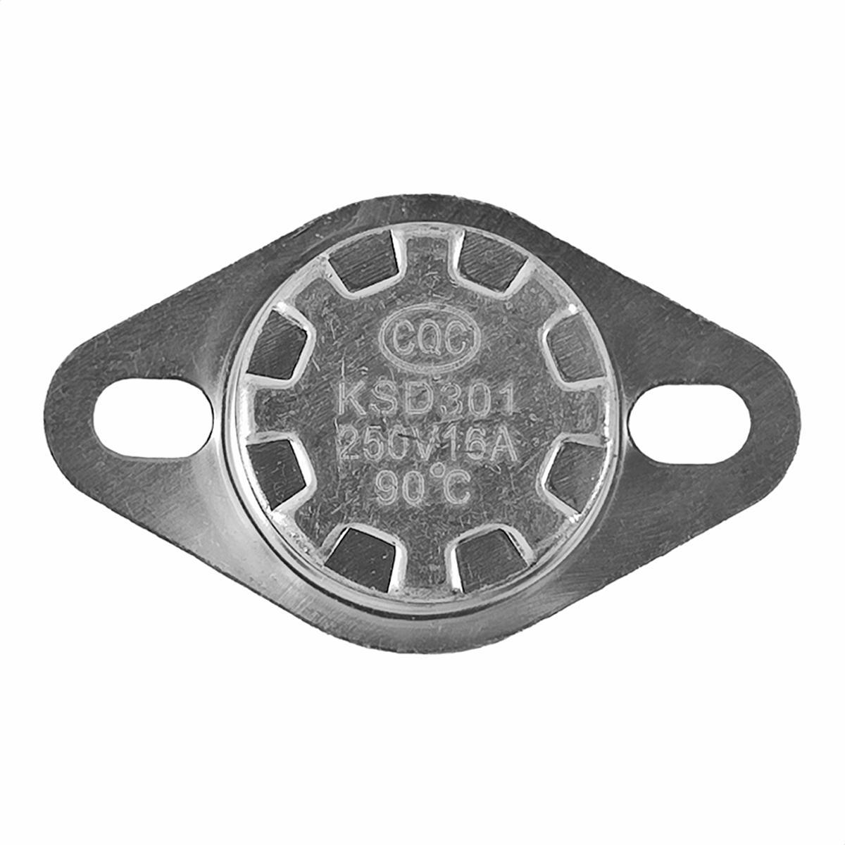 Miniatura Termostato Ksd301 90 Graus 90C 16A 250V Normal Fechado