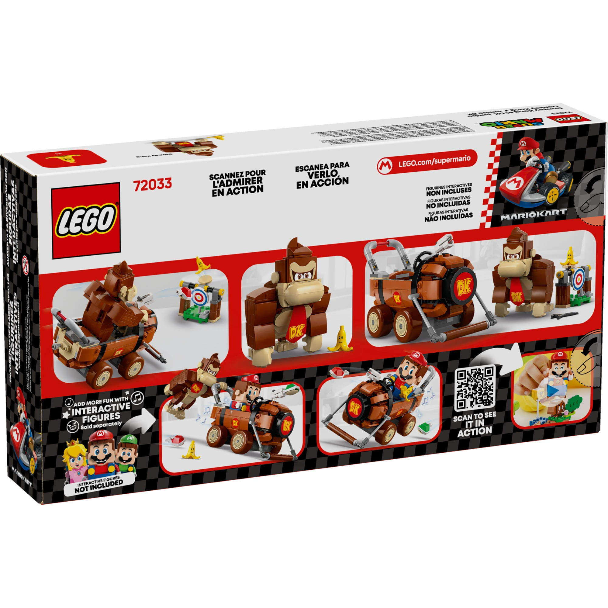 Miniatura LEGO Super Mario - Mario Kart™ – Donkey Kong & DK Jumbo