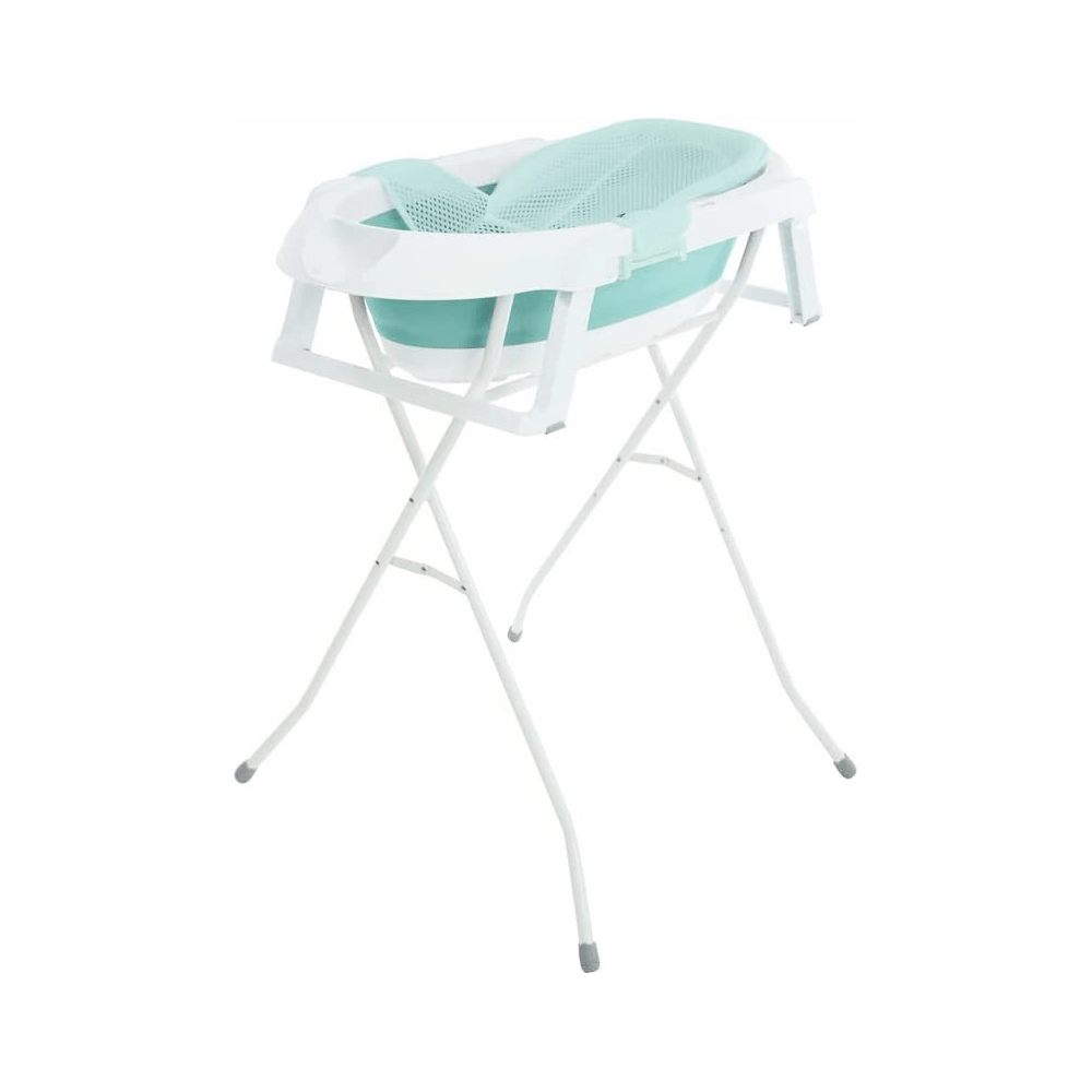 Miniatura Banheira Infantil com Suporte Smile Aqua Green - Safety 1st