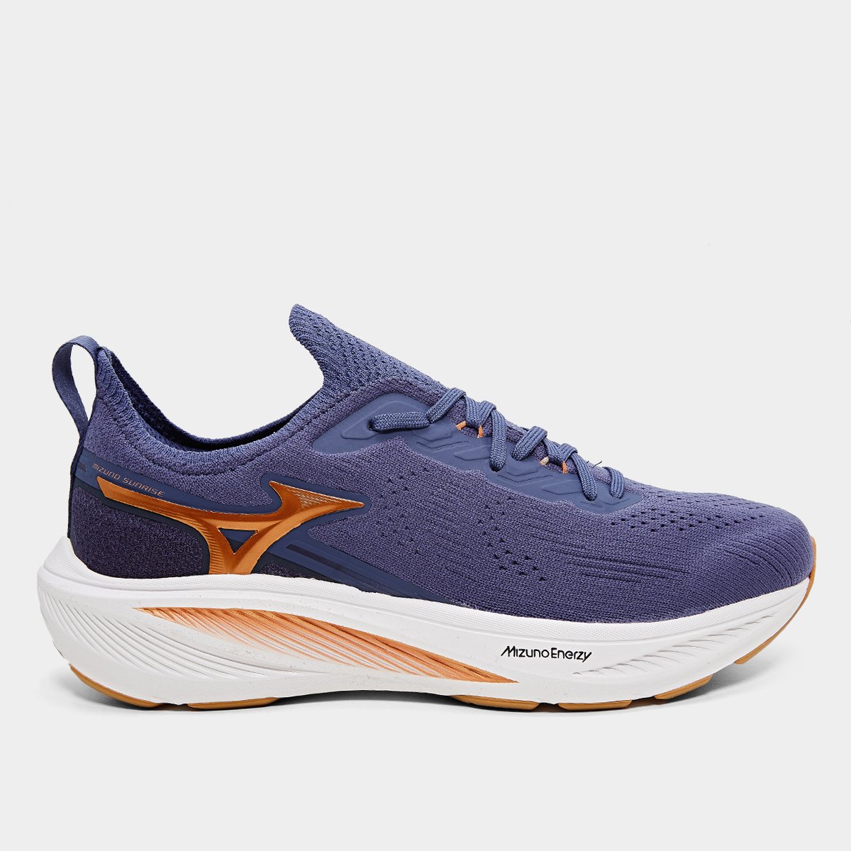 Miniatura Tênis Mizuno Sunrise Feminino Marinho+Caramelo - 34