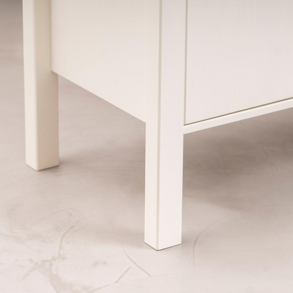 Buffet 2 Portas 3 Gavetas Madeira Maciça Vanilla CabeCasa MadeiraMadeira Amêndoa/Branco