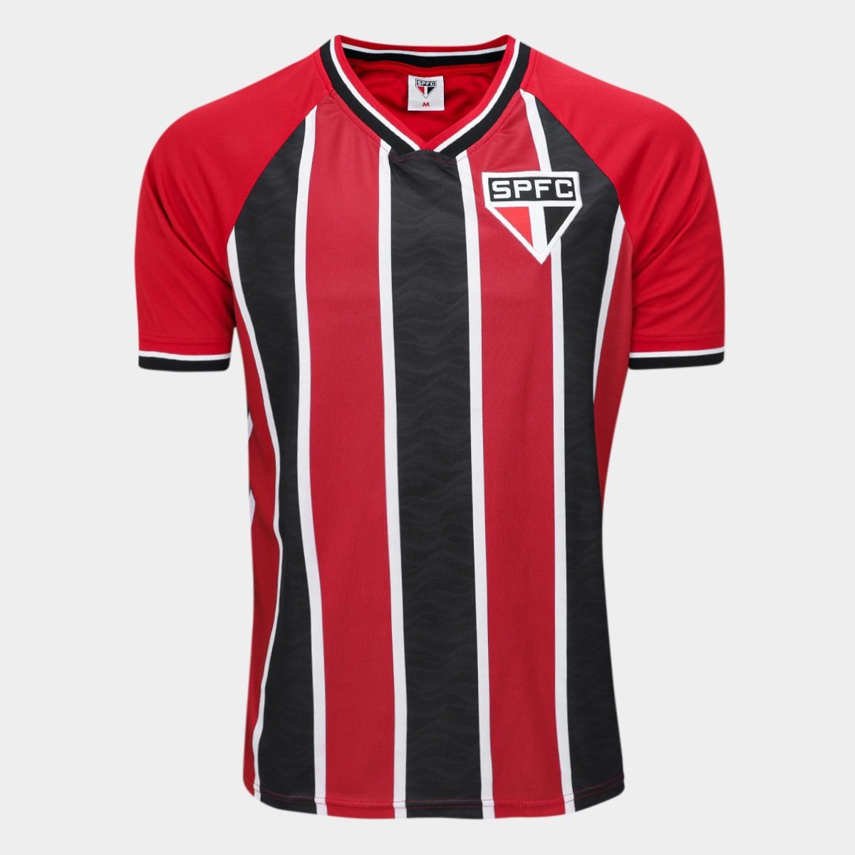 Miniatura Camiseta São Paulo Listras Lotus Masculino Vermelho - EGG