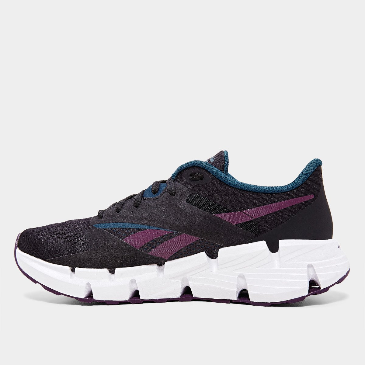 Miniatura Tênis Reebok Zig Dynamica 5 Feminino Preto+Lilás - 34
