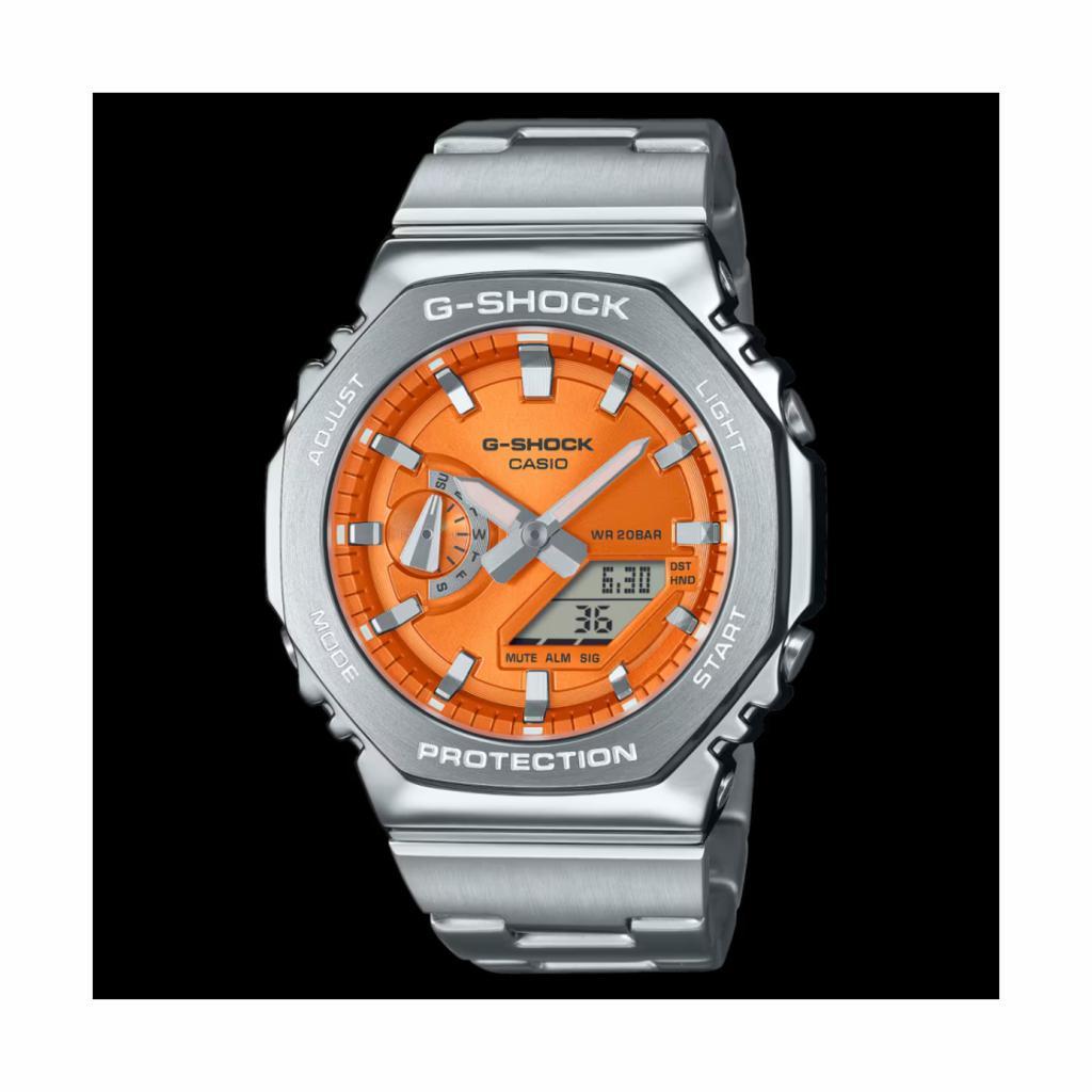 Miniatura Relógio G-Shock G-Steel Laranja - Gm-2110D-4Adr