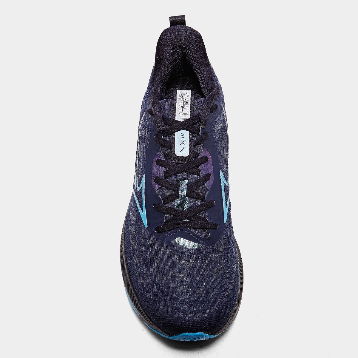 Miniatura Tênis Mizuno Base Ride Masculino Marinho+Preto - 38