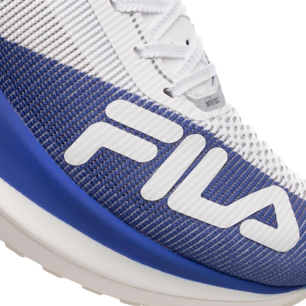 Miniatura Tênis Fila Racer Carbon 3 Feminino BRANCO/AZUL - 34