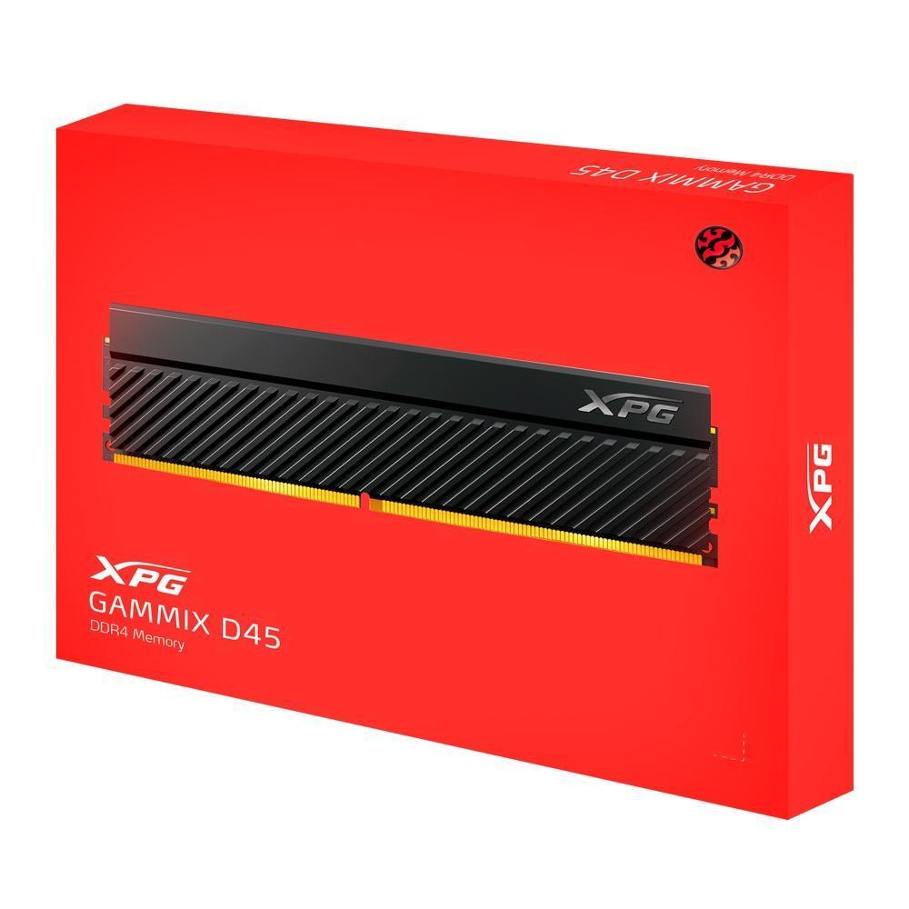 Miniatura Memoria Xpg Gammix D45, 8Gb, 3200Mhz, Ddr4, Cl16, Preta