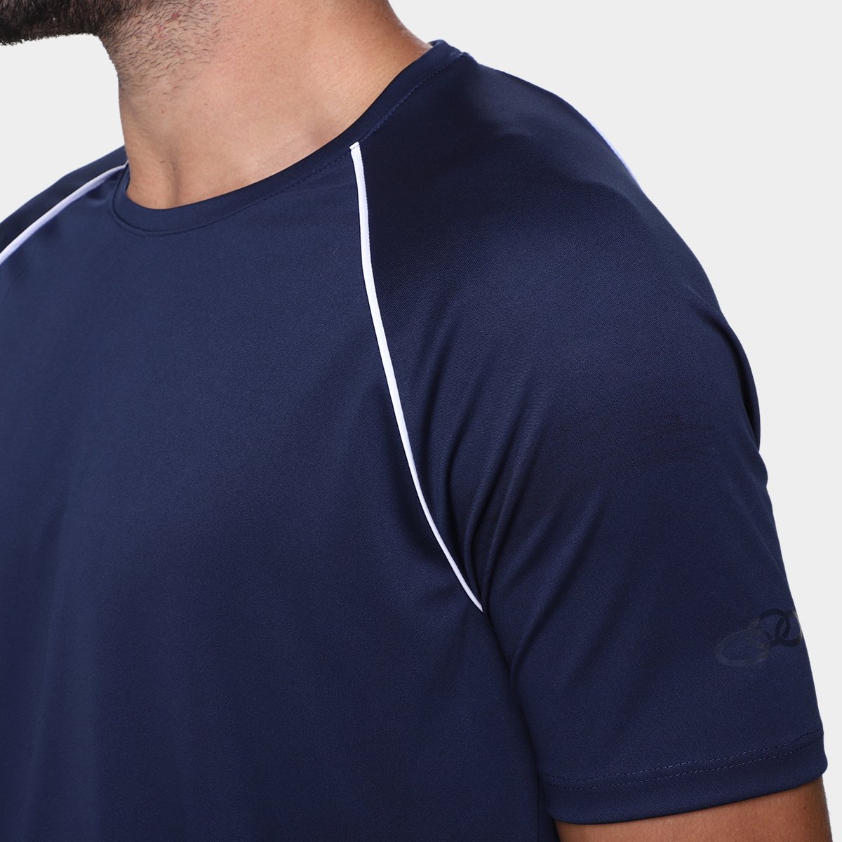 Miniatura Camiseta Olympikus Masculina Marinho+Branco - M