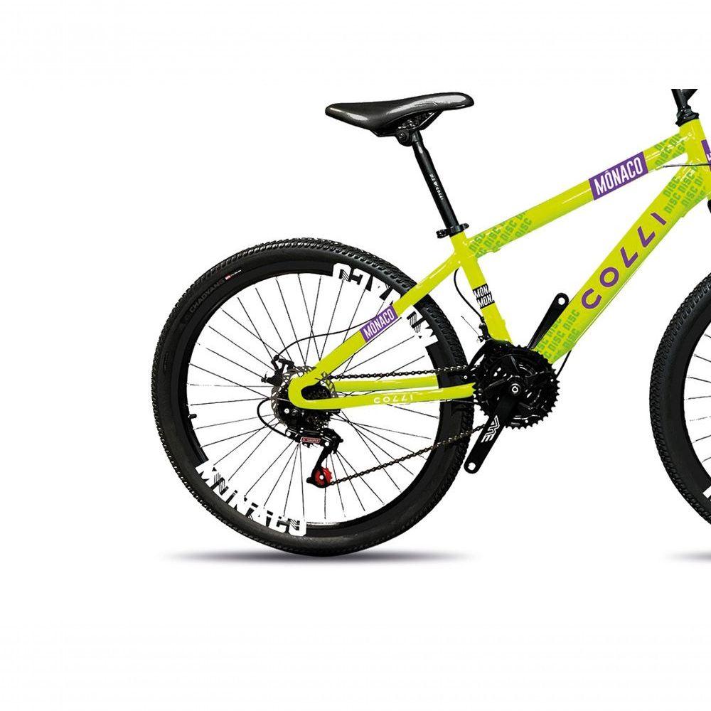 Miniatura Bicicleta Colli Mônaco Aro 26 Disco 21 V Rapid Fire Cor Vermelho Tamanho Do Quadro 13,5