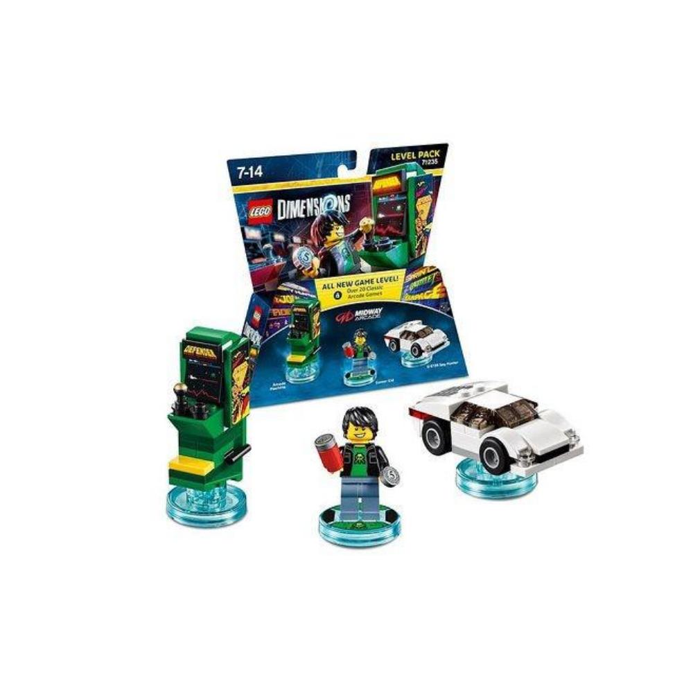 Miniatura Midway Retro Gamer Level Pack - Lego Dimensions