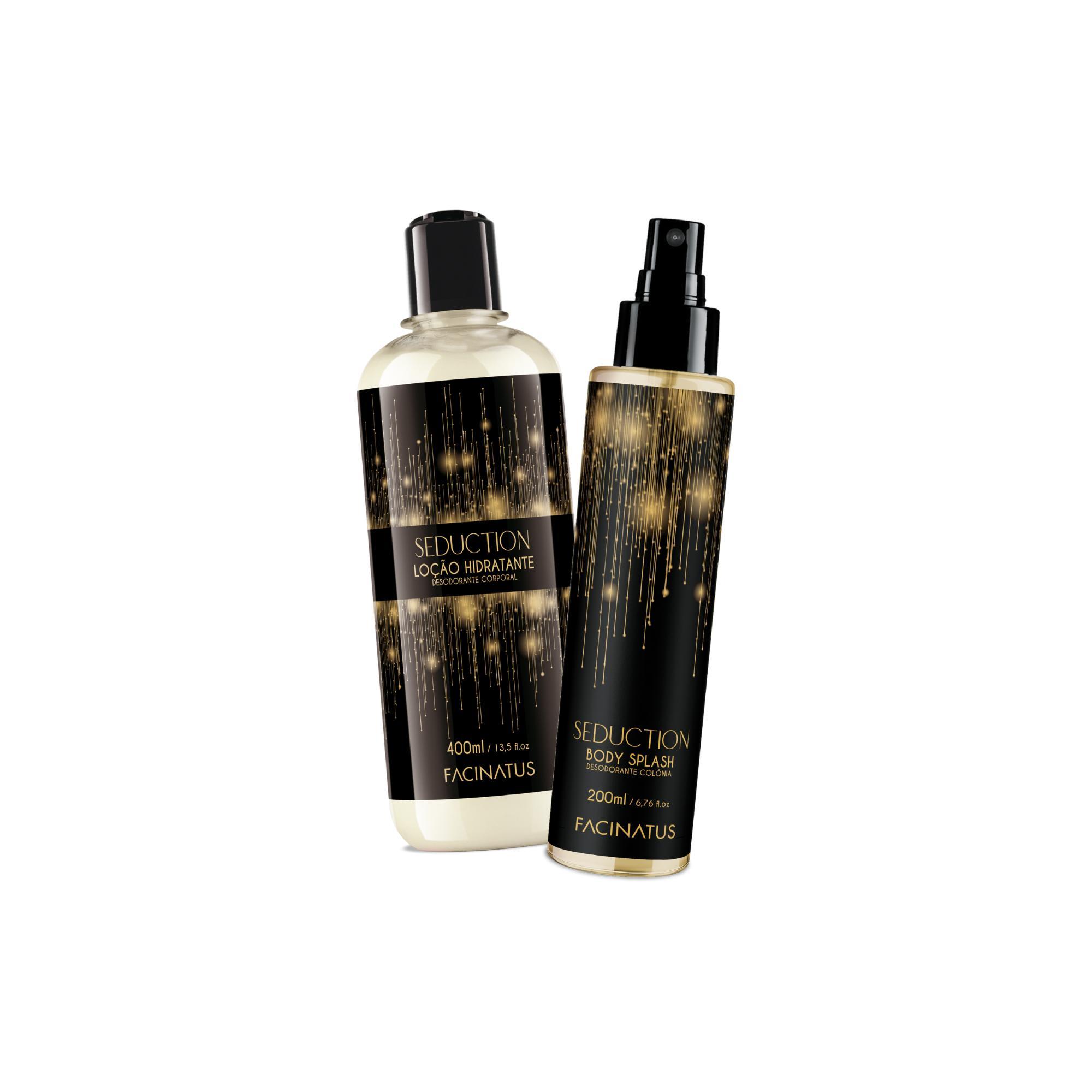 Miniatura Loção Hidratante E Body Splash Seduction Kit Perfumaria