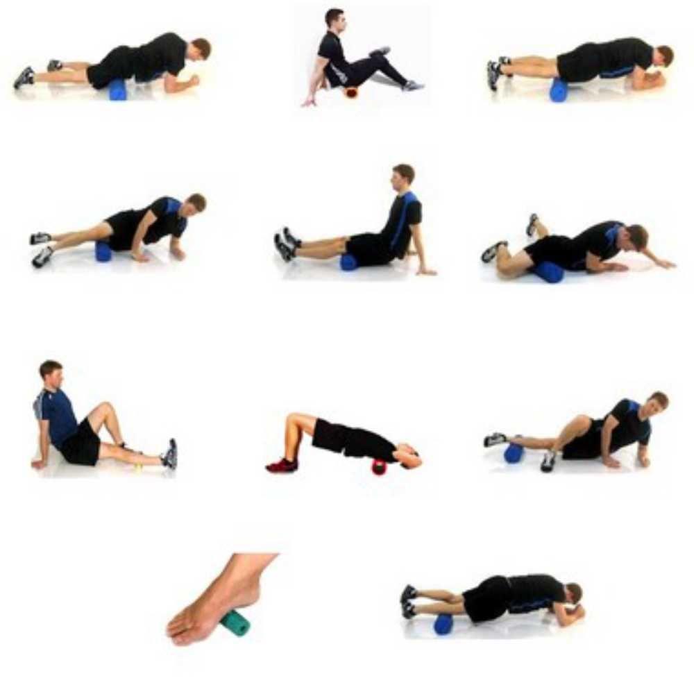 Miniatura Rolo Massagem Foam Roller Liberação Miofascial Crossfit Rosa