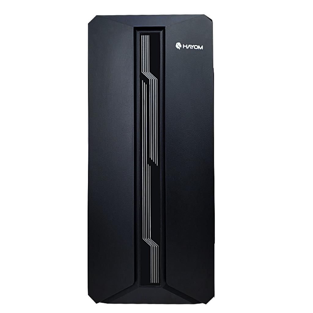 Miniatura Gabinete Gamer Led Rgb Hayom Gb1724 Preto Vidro Temperado