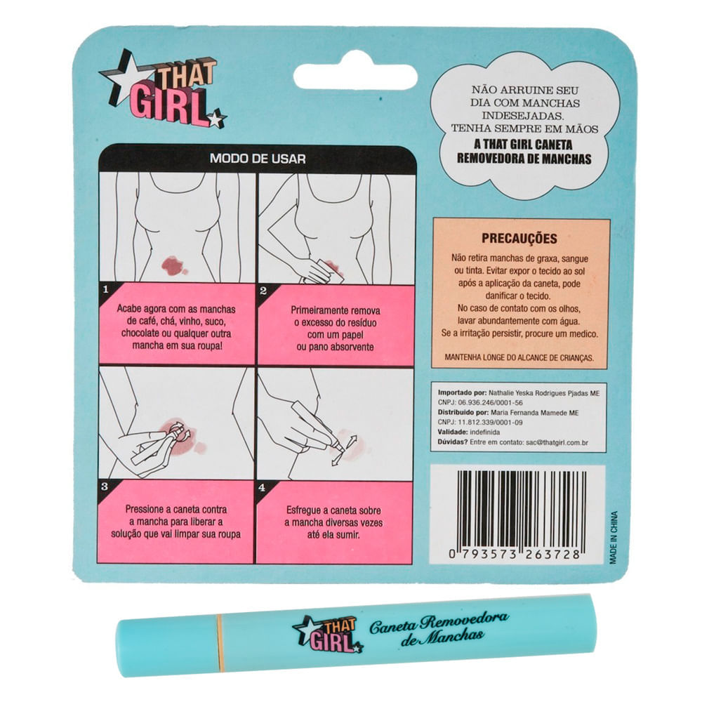 Miniatura Caneta Removedora de Manchas That Girl - Caneta Removedora de Manchas 1 Un