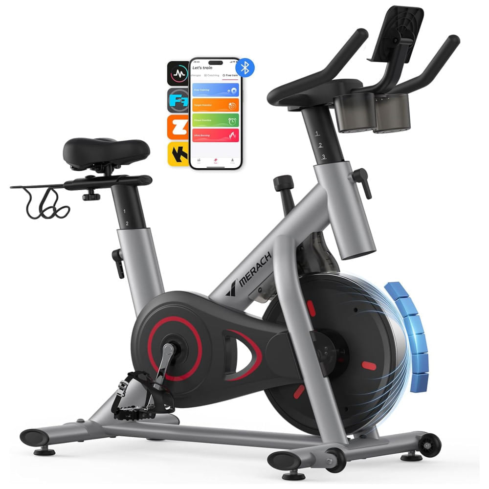 Miniatura Bicicleta de exercício. Bicicleta estacionária com pasta de freio com aplicativo exclusivo. BIIXA BIIXA ROUM Indoor