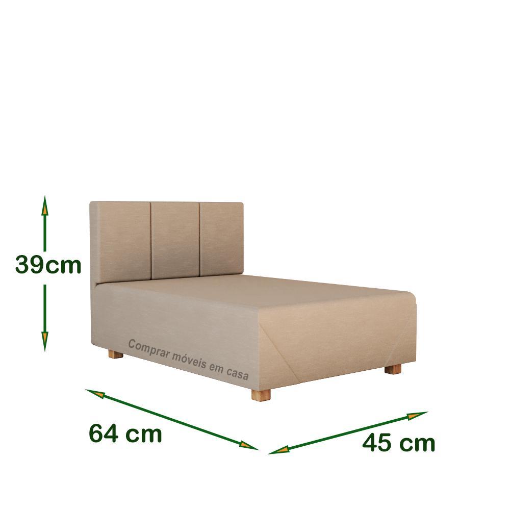 Miniatura Cama Box Pet Cachorro Porte Menor 60 cm Betoven Cores Bege