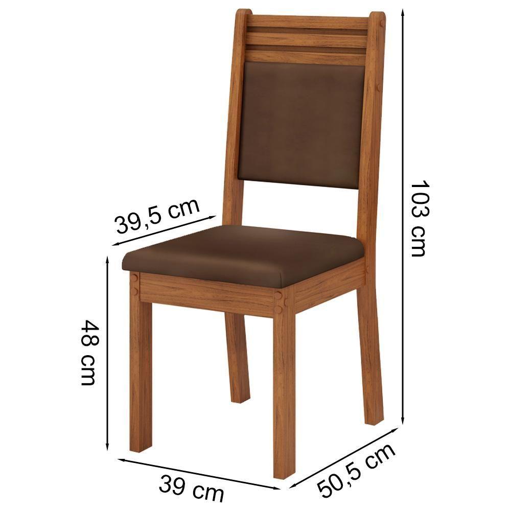 Miniatura Kit 2 Cadeiras De Jantar 31100 Freijo Veludo Moca Dj Moveis Freijo Veludo Moca