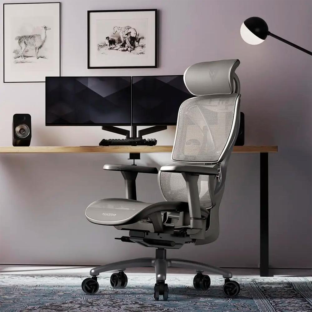 Cadeira Ergonômica ThunderX3 XTC Mesh Cinza 118-126cm