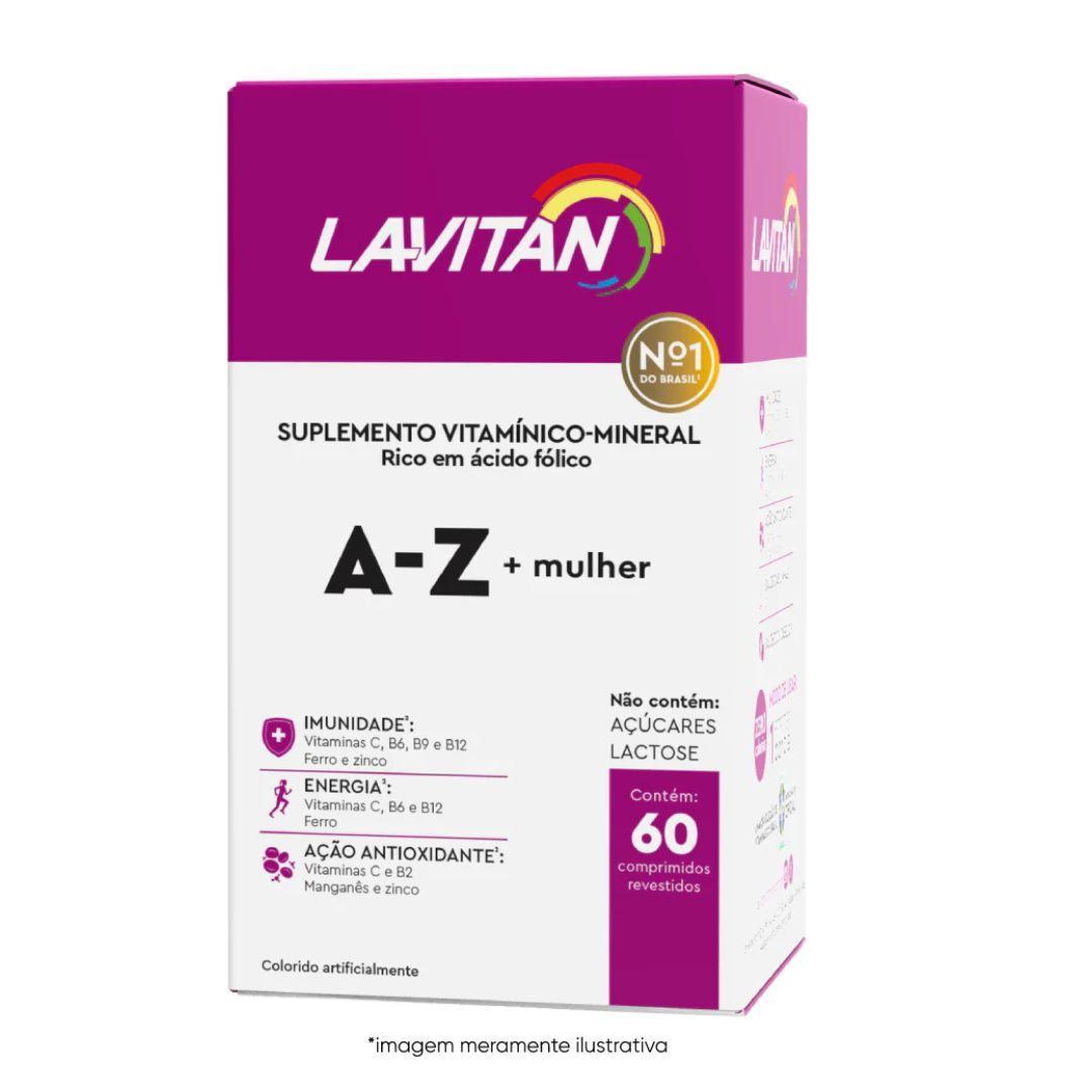 Miniatura Kit Lavitan A-Z Mulher Suplemento Alimentar 60 Comprimidos 2