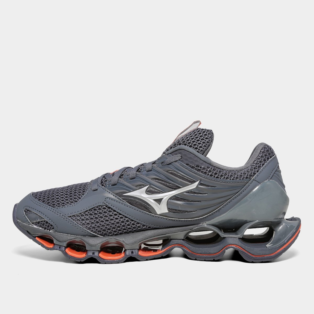 Tênis Mizuno Wave Prophecy 13-S Masculino Preto+Laranja - 38