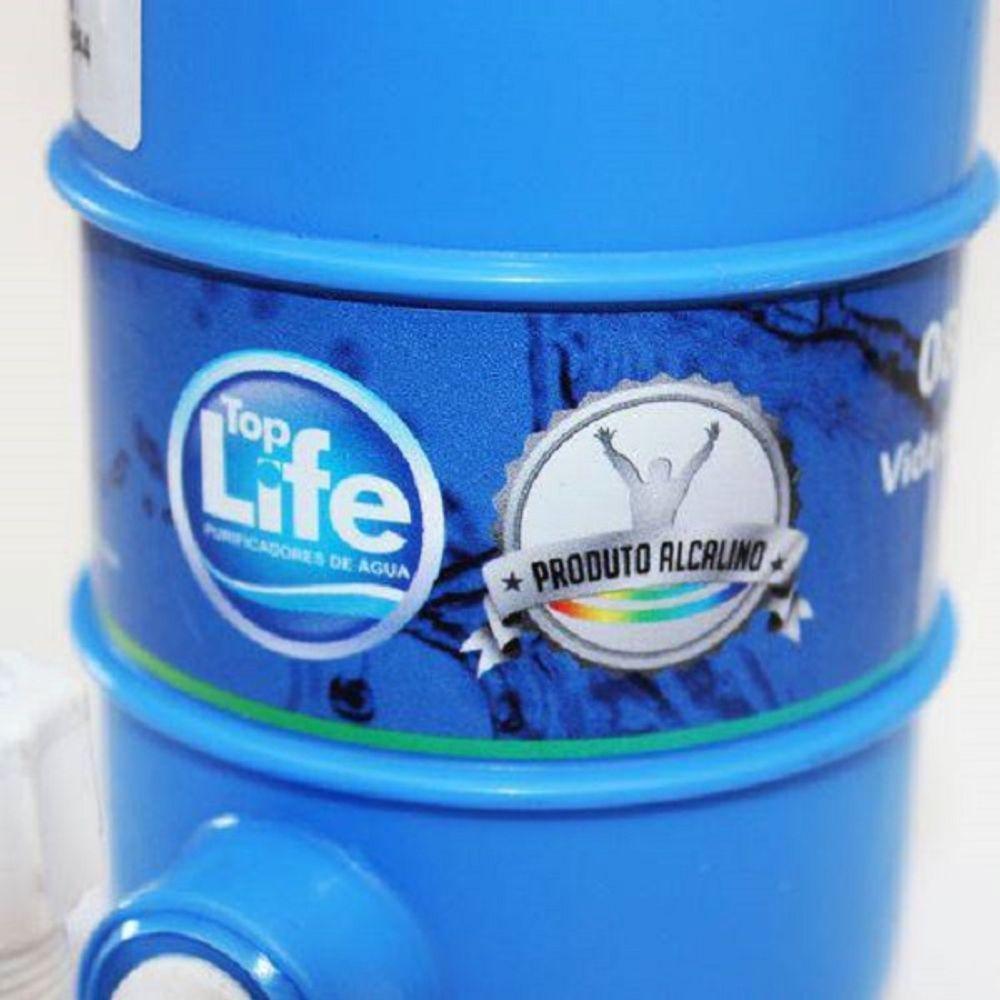 Miniatura Purificador De Água Alcalina Ionizada Com Ozônio Gelada Preto 127V - Top Life