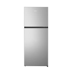 Miniatura Refrigerador Duplex 379L Hisense RT3N375 Frost Free Inverter Portas Planas Prateleiras de Vidro Inox 110V