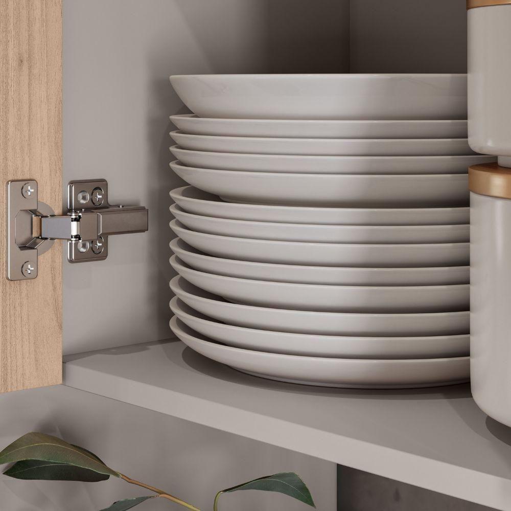 Miniatura Cozinha Completa Itatiaia Essence 5 Peças Fendi E Gris